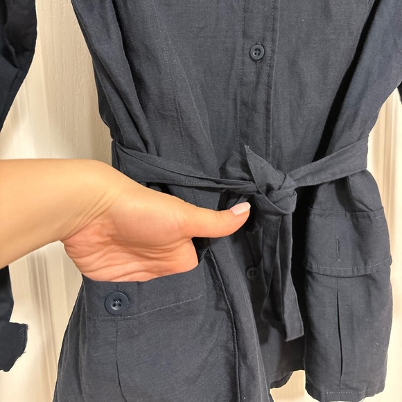 The North Face - Navy Blue Button-Up Shirt Dress in Size M - Picture 5 of 11